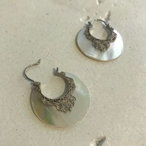 BRAND NEW! Embellished Shell Earrings